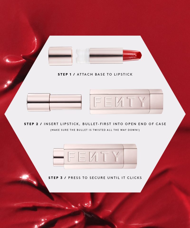 Alternative view of Fenty Icon The Case Semi-Matte Refillable Lipstick — Navy Edition