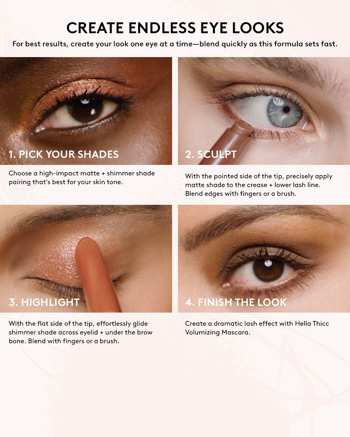 Bold Eye Essentials Bundle: Eyeshadow Stick. Gel Eyeliner + Mascara - Image 9