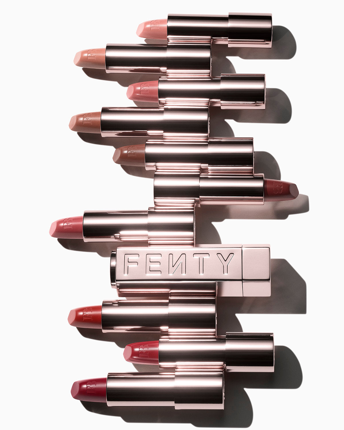 Fenty Icon The Case Semi-Matte Refillable Lipstick — Matte Black - Image 6