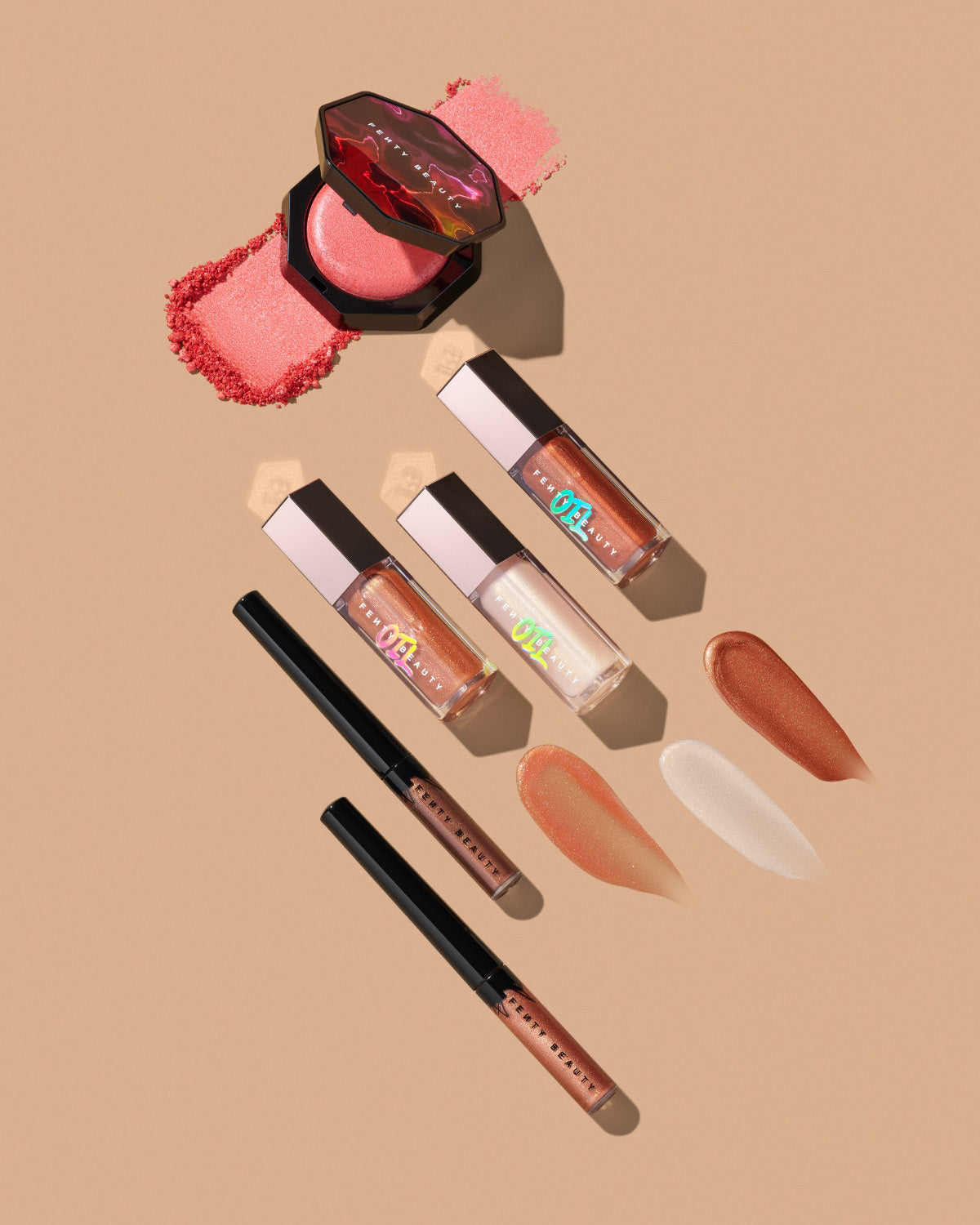 Glitty Lid Shimmer Liquid Eyeliner — Bronze All Ova Collection: Ritzy Rose - Image 4